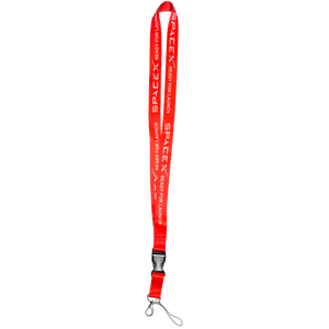 SpaceX Launch Crew Lanyard ID Card holder or Keychain school student 31 inch with Space X DL12-010