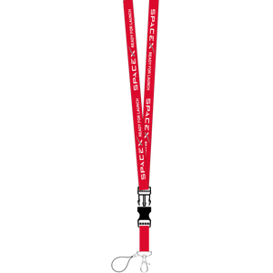 SpaceX Launch Crew Lanyard ID Card holder or Keychain school student 31 inch with Space X DL12-010