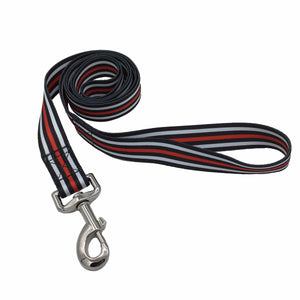 Thin Red Line Pet Leashes Dog Cat Firefighter Fireman Rescue EMT Paramedic Ski Patrol - www.ChallengeCoinCreations.com