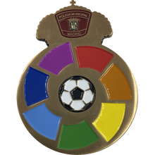 Load image into Gallery viewer, Real Madrid CF Futbol Soccer Policia Municipal Challenge Coin BL13-010 - www.ChallengeCoinCreations.com