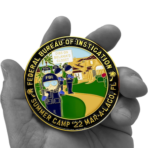 Parody FBI Mar-A-Lago Raid South Park Challenge Coin GL6-008