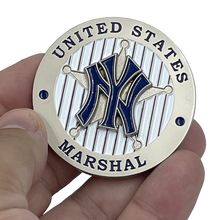 Load image into Gallery viewer, New York New Jersey United States NY US Marshal Challenge Coin Southwest District NJ BL8-013 - www.ChallengeCoinCreations.com