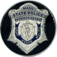 Load image into Gallery viewer, MSP Massachusetts State Police Trooper Stadium Detail Championship Challenge Coin BL12-007 - www.ChallengeCoinCreations.com