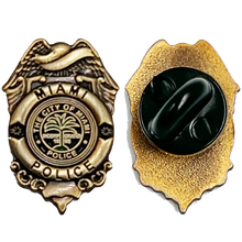 Load image into Gallery viewer, City of Miami Police Officer Lapel Pin PBX-002-A P-161