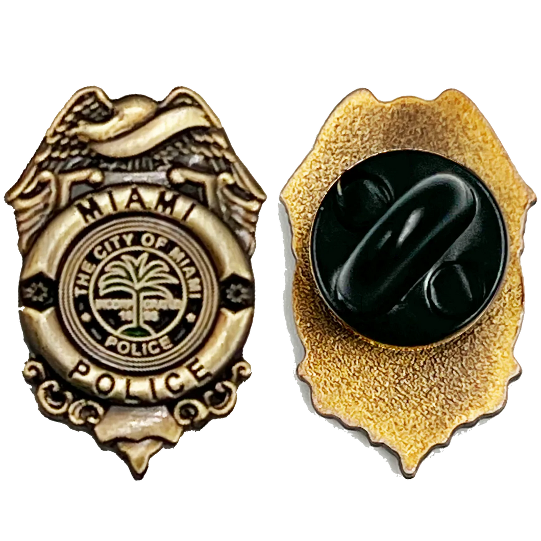 City of Miami Police Officer Lapel Pin PBX-002-A P-161