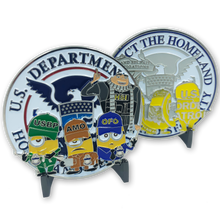 Load image into Gallery viewer, CBP Challenge Coin Border Patrol HSI Field Operations KK-015