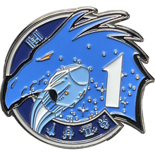 Load image into Gallery viewer, SpaceX Crew Dragon Mission 1 Mission One patch PIN NASA Crew-1 Space X BL16-015 - www.ChallengeCoinCreations.com