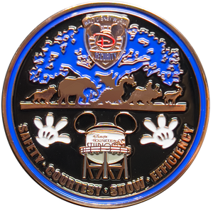 Disney Studios Animal Kingdom Security Challenge Coins GL10-003