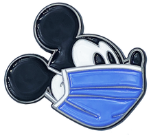 Load image into Gallery viewer, Disney Mickey Mouse Vintage inspired Mask Pin version 2 DL3-16 - www.ChallengeCoinCreations.com