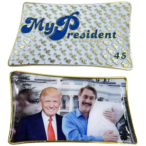 My President Pillow Challenge Coin President Donald J. Trump MAGA 45 BL15-003 - www.ChallengeCoinCreations.com