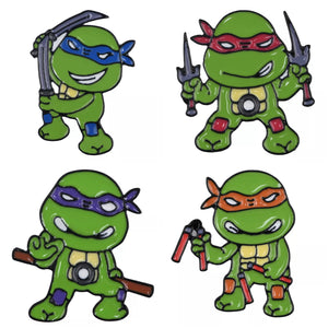Teenage Turtles Parody Mutant Enamel Pins FREE SHIPPING SHIPS FREE FROM THE USA P-209/212