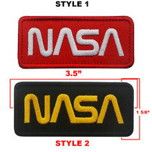 Load image into Gallery viewer, NASA Embroidered Iron on or Sew on Morale LOGO Patch FREE USA SHIPPING PAT-38/39
