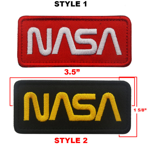 NASA Embroidered Iron on or Sew on Morale LOGO Patch FREE USA SHIPPING PAT-38/39
