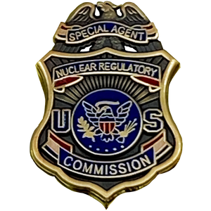 Nuclear Commission Regulatory Commission Special Agent metal pin CL13-10 - www.ChallengeCoinCreations.com