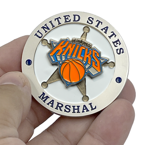 New York Basketball New Jersey United States NY US Marshal Challenge Coin Southwest District NJ EL13-009