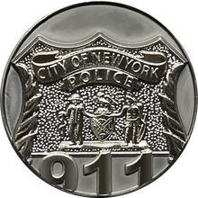 Load image into Gallery viewer, New York City Police Department Officer Saint Michael Patron Saint Challenge Coin ST. MICHAEL BL15-012 - www.ChallengeCoinCreations.com