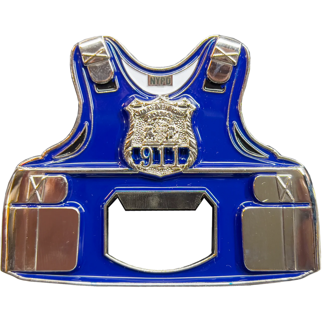 NYPD New York City Police Officer Bottle Opener Challenge Coin GL09-001