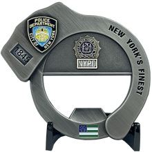 Load image into Gallery viewer, NYPD Officer Sergeant Detective Handcuff Bottle Opener Challenge Coin BL9-019 - www.ChallengeCoinCreations.com