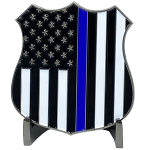 NYPD police officer Thin Blue Line Challenge Coin New York City Back the Blue Beard Gang K-005 - www.ChallengeCoinCreations.com