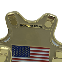 Load image into Gallery viewer, NAVY Body Armor Challenge Coin Naval Warfare, SEAL, Aviator, Sailor GG-008 - www.ChallengeCoinCreations.com