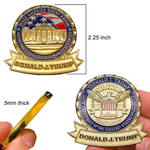 Load image into Gallery viewer, President Donald J. Trump 45 MAGA Make America Great POTUS White House Challenge Coin J-023 - www.ChallengeCoinCreations.com
