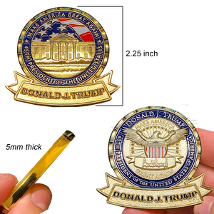 President Donald J. Trump 45 MAGA Make America Great POTUS White House Challenge Coin J-023 - www.ChallengeCoinCreations.com
