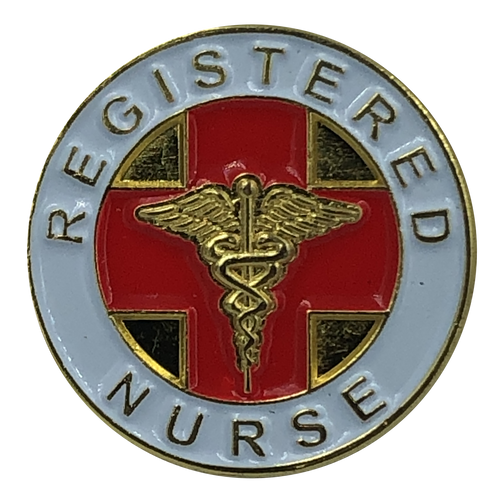 Registered Nurse RN pin L-23 - www.ChallengeCoinCreations.com
