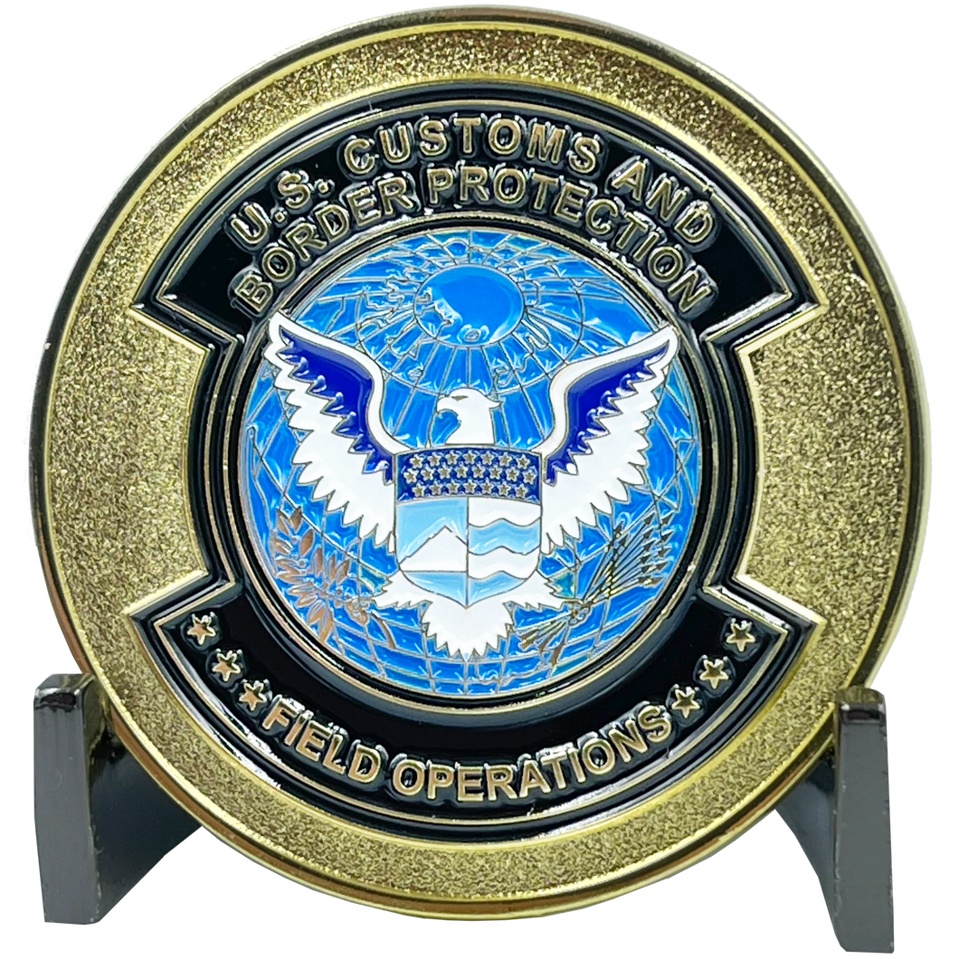 CBP Field Operations Challenge Coin OFO Field Ops CBPO CBP Officer BL5-012