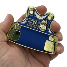 Load image into Gallery viewer, Field Ops CBP Officer CBPO Field Ops Body Armor 3D Challenge Coin EL6-007 - www.ChallengeCoinCreations.com