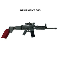 Load image into Gallery viewer, 2A Long Rifle Christmas Ornaments 2nd Amendment  Free USA Shipping - www.ChallengeCoinCreations.com