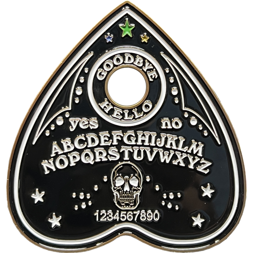 CBP Challenge Coin Border Patrol, Field Operations, Air and Marine paranormal Ouija inspired BL17-019 - www.ChallengeCoinCreations.com