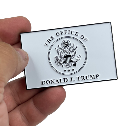 The Office of Donald J. Trump Presidential Challenge Coin with 45 MAGA President Trump BL5-018 - www.ChallengeCoinCreations.com