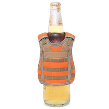 Load image into Gallery viewer, Tactical Beer Water Soda Bottle Can Vest with Hook and Loop FREE USA SHIPPING SHIPS FROM USA