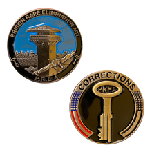 Load image into Gallery viewer, PREA Prison Rape Elimination Act Correctional Officer Challenge Coin Corrections CO BB-006 - www.ChallengeCoinCreations.com