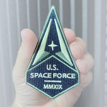 Load image into Gallery viewer, UNITED STATES Space Force USAF AIR FORCE MMXIX Embroidered uniform patch NASA SpaceX CL8-17 PAT-227