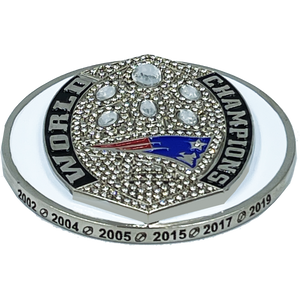 MSP Massachusetts State Police Trooper Stadium Detail Championship Challenge Coin BL12-007 - www.ChallengeCoinCreations.com