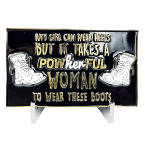 Pistol Packing M4 Patriot Princess is powHERful 2A Challenge Coin BL1-08 - www.ChallengeCoinCreations.com