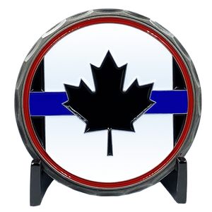 Royal Canadian Mounted Police Canada Thin Blue Line RCMP Challenge Coin DL3-05 - www.ChallengeCoinCreations.com
