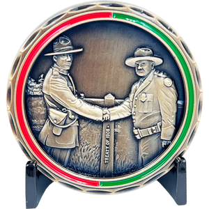 RCMP Challenge Coin Royal Canadian Mounted Police CBP Border Patrol Agent Canada CBSA BL4-021