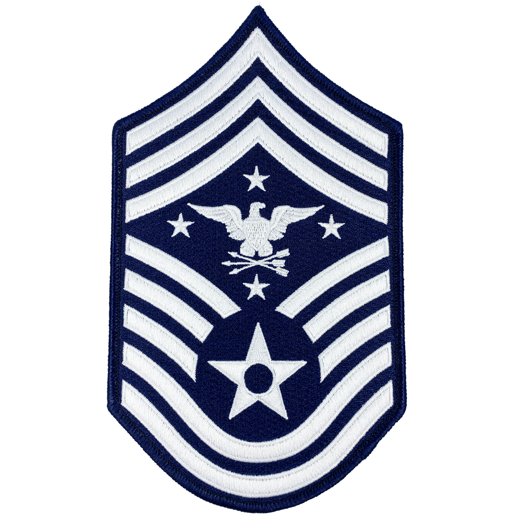 Senior Enlisted Advisor to the Chairman of the Joint Chiefs of Staff Air Force Senior Enlisted Advisor Chief Master Sergeant Rank (Eagle Looking Right) USAF Patch DL5-06 PAT-266