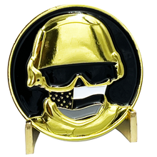 Load image into Gallery viewer, RRT Rapid Response Team Thin Gray Line Challenge Coin Corrections SWAT Correctional Officer BL7-002