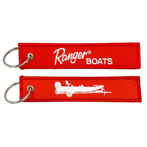 Ranger Keychain Bass Boat Boats or Luggage Tag or zipper pull Fishing Angler Spirit EL11-022 LKC-100