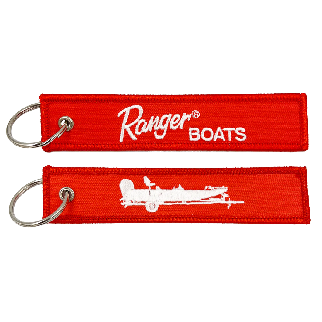 Ranger Keychain Bass Boat Boats or Luggage Tag or zipper pull Fishing Angler Spirit EL11-022 LKC-100