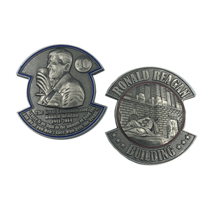 Ronald Reagan 40 Challenge Coin RRB Reagan Building CBP HQ E-016