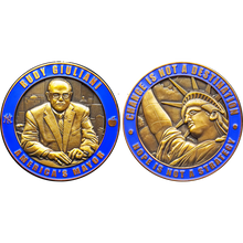 Load image into Gallery viewer, Rudy Giuliani America&#39;s Mayor Challenge Coin NYPD NYC Mayor 9/11 GL7-01