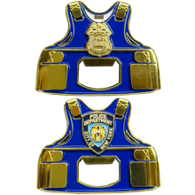 Load image into Gallery viewer, NYPD New York City Police Sergeant SGT Bottle Opener Challenge Coin GL09-002