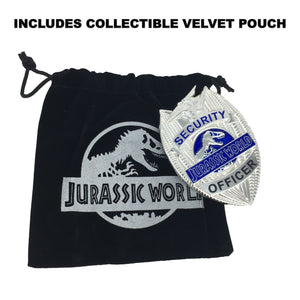 Jurassic World Sterling Silver Plated Security Officer Badge Serialized 1-50 JWS