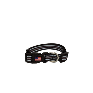 Thin Grey Gray Line Dog Collar CO Corrections Correctional Officer Jailer - www.ChallengeCoinCreations.com