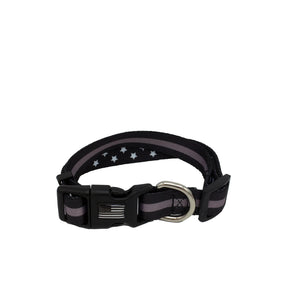 Classic Thin Grey Gray Line Dog Collar CO Corrections Correctional Officer Jailer - www.ChallengeCoinCreations.com
