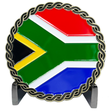 Load image into Gallery viewer, South Africa Attaché Challenge Coin CBP Elephant Field Ops Attache Border Patrol BL5-006 - www.ChallengeCoinCreations.com